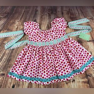 Laura Kae Designs Valentine Peasant Top